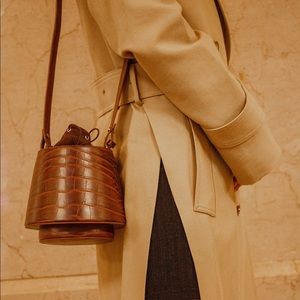 Mlouye Mini Lantern Bag in Light Brown